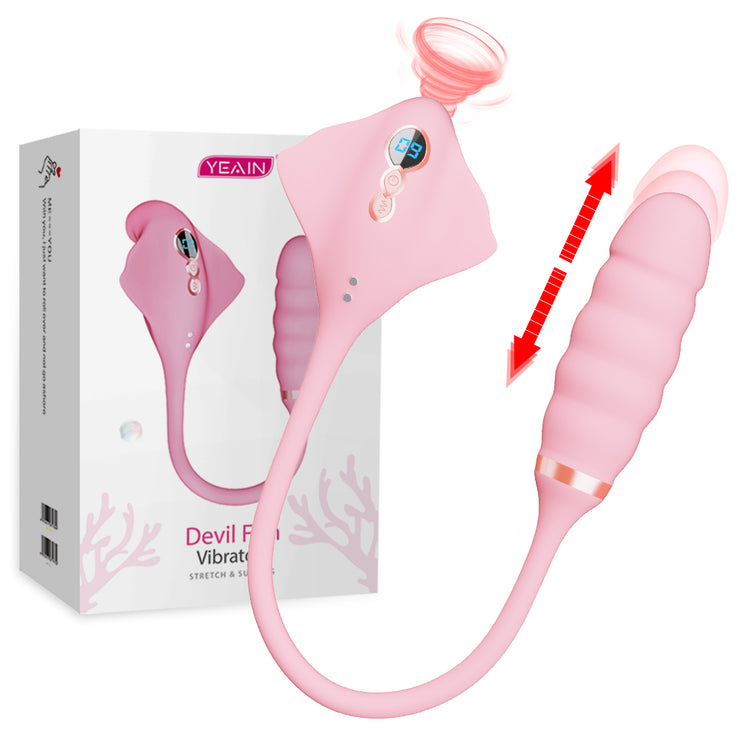 Manta ray shaped vibrator