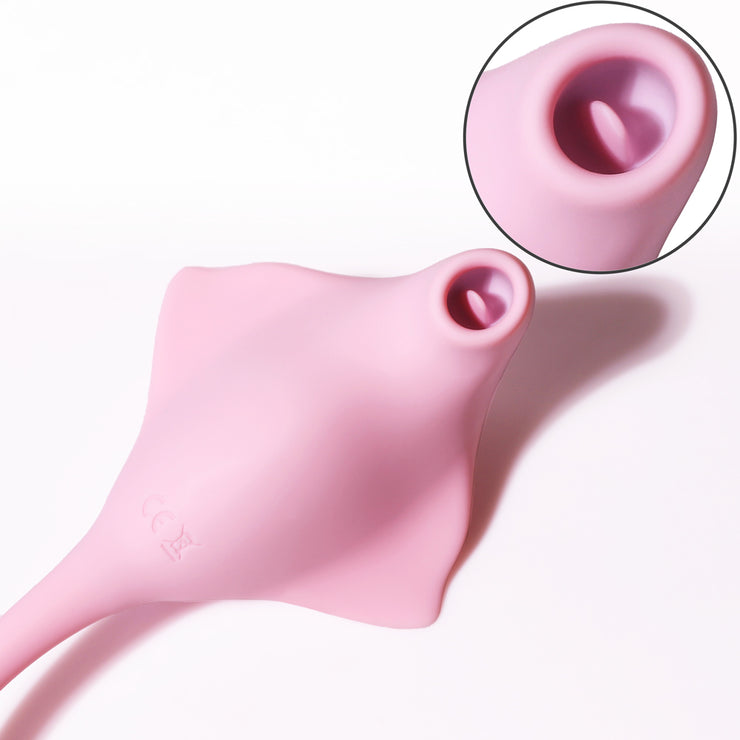 Manta ray shaped vibrator