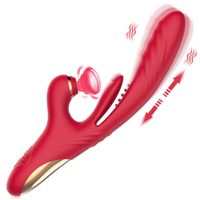 3 in 1 Thrusting Rabbit Vibrator