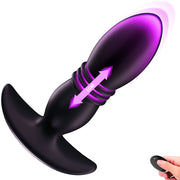 Wireless Remote Control Silicone Anal Plug Toy