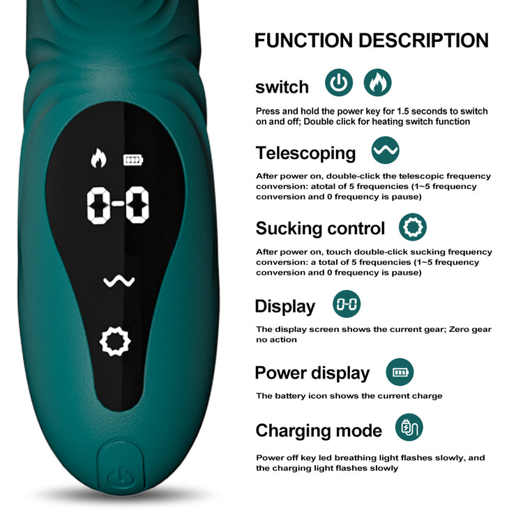 LCD  Dildo Vibrator