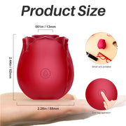 Rose-shaped Sucking Vibrator