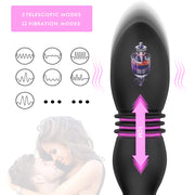 Wireless Remote Control Silicone Anal Plug Toy