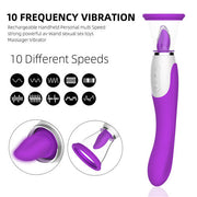 Clit Tongue Sucking Massage Vibrator