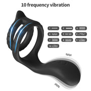 Cock Penis Vibrator Ring for Men