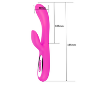 Multi-point vibration stimulation massage wand