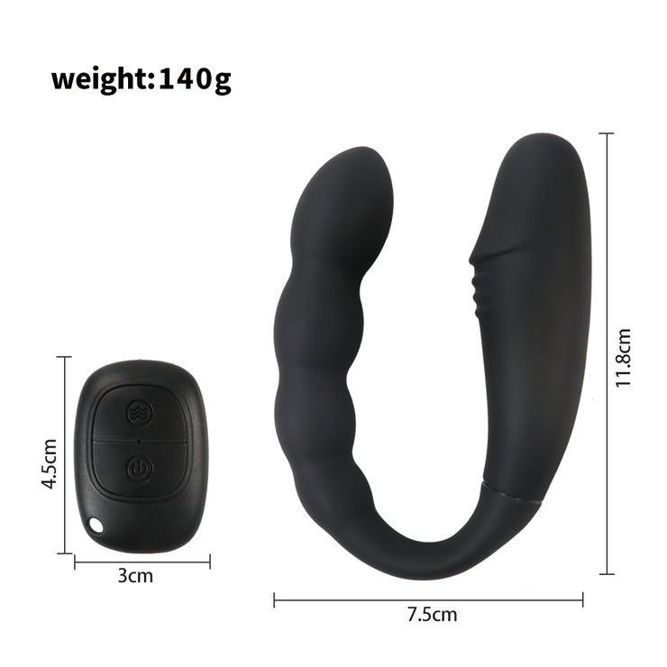 U-shaped vibrator for couple