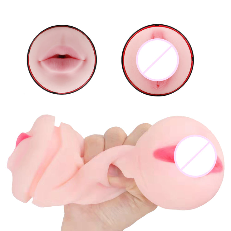 2 In 1 Silicone Sex Toys Masturbation Cup