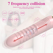 Licking and Thrusting Dildo 2 In 1 Rose Toys For Women