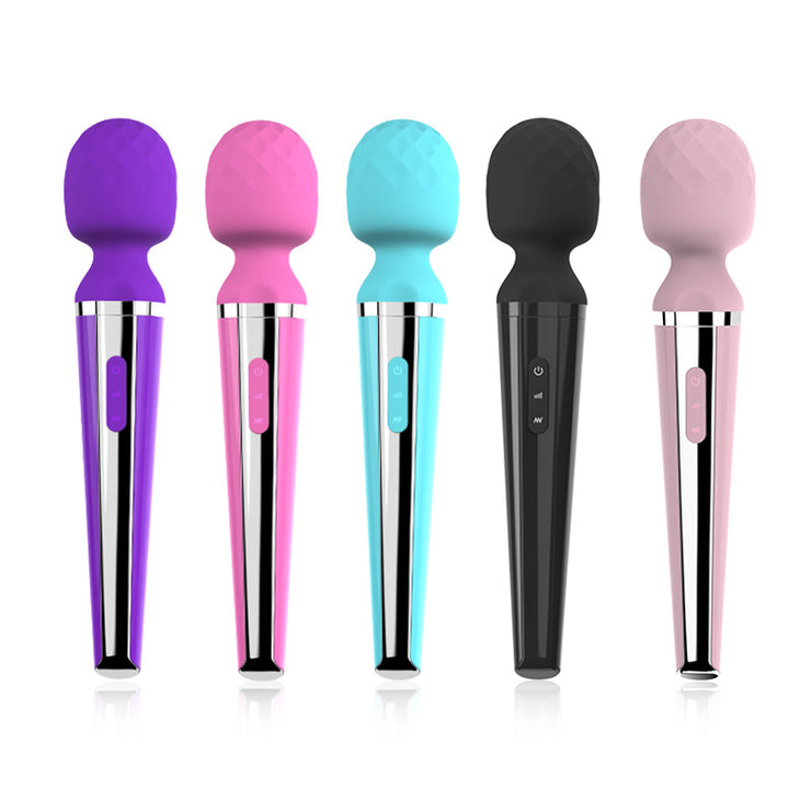 Colorful wand vibrator massager