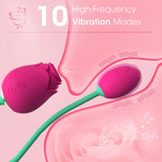 Rose Vibrator with Stem