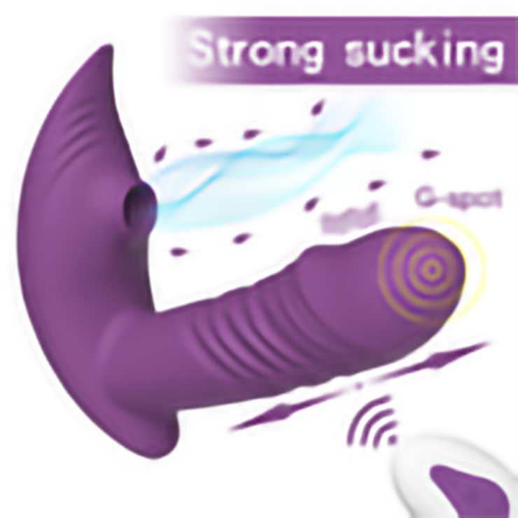 Wearable Wireless Control Sucking Vibrator