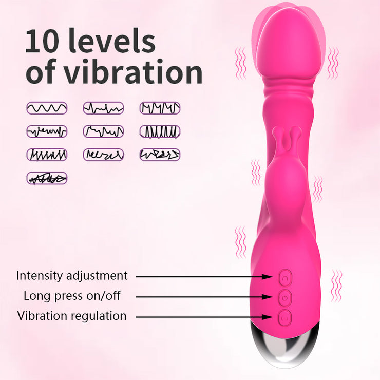 Rechargeable Rabbit Vibrator for Women