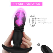 Wireless Remote Control Silicone Anal Plug Toy