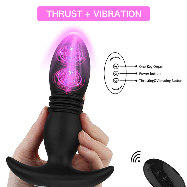 Wireless Remote Control Silicone Anal Plug Toy