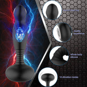 Wireless remote control anal plug vibrator