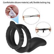 Cock Penis Vibrator Ring for Men