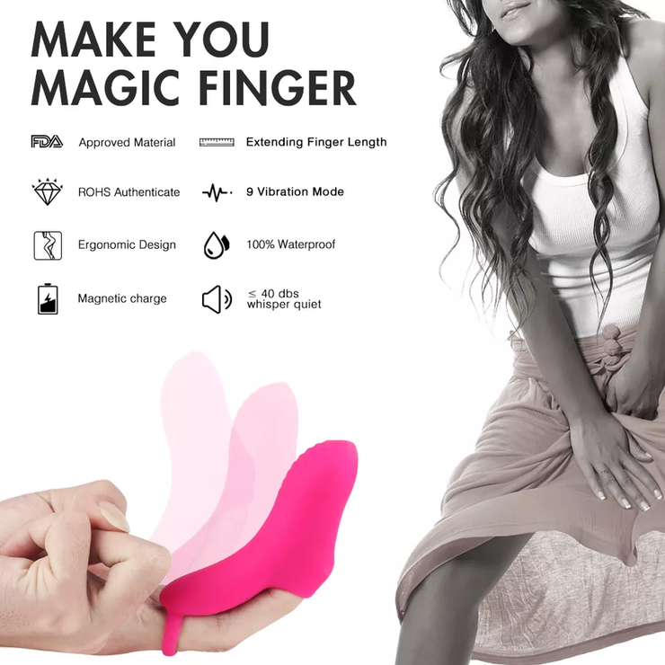 Remote Control G spot Finger Vibrator