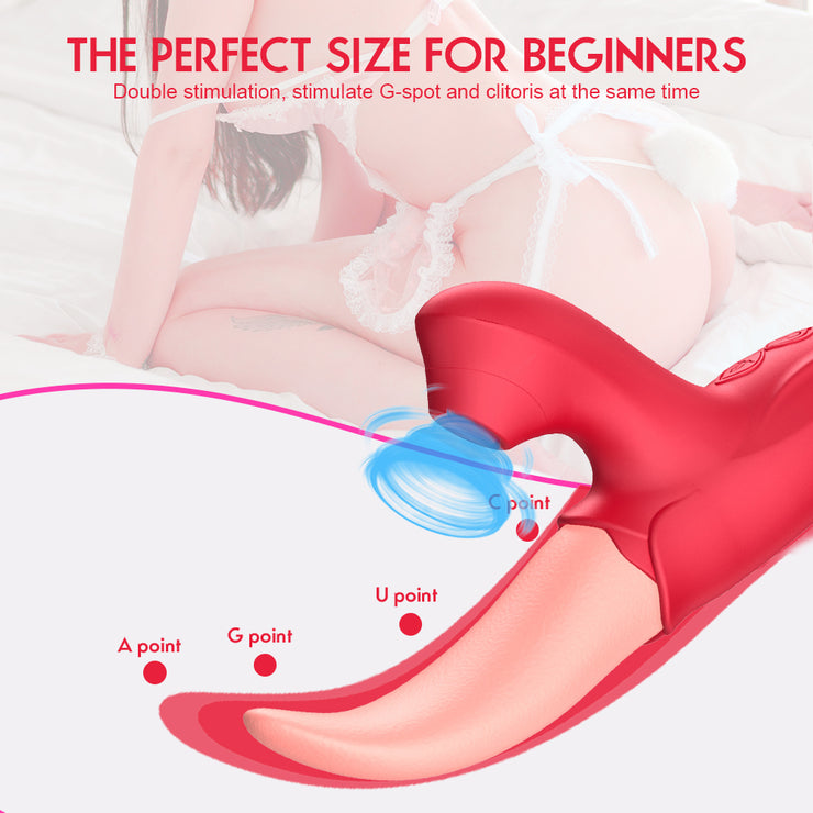 New fashion the 3rd tongue vibrator sex toys