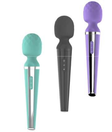 Colorful wand vibrator massager