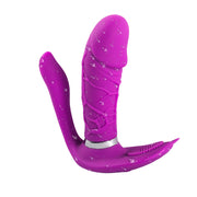 Wireless Remote Control Vibrator with Anal Plug