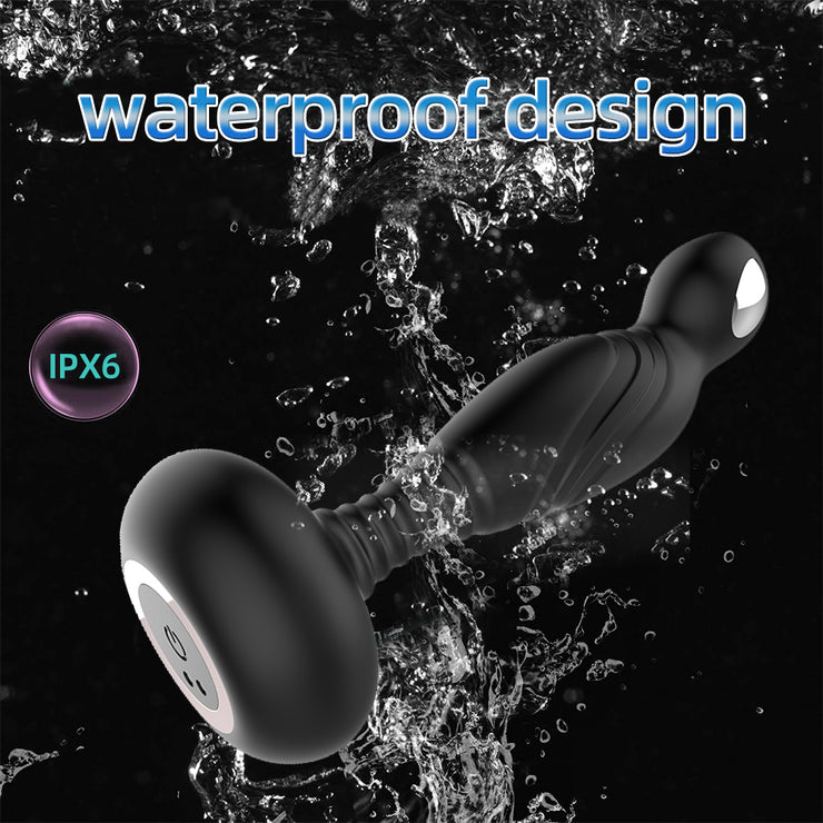 Wireless remote control anal plug vibrator