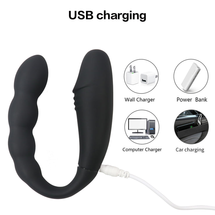 U-shaped vibrator for couple