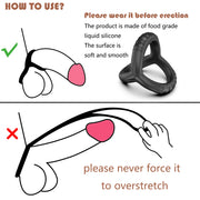 Vibrating Lock Ring for Men