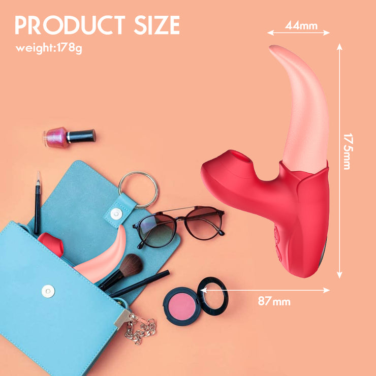 New fashion the 3rd tongue vibrator sex toys