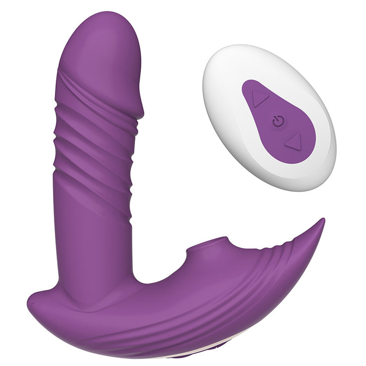 Wearable Wireless Control Sucking Vibrator