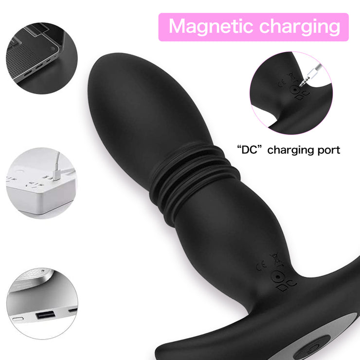 Wireless Remote Control Silicone Anal Plug Toy