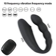 U-shaped vibrator for couple