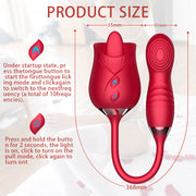 Rose Shaped Licking Clitoris Massager