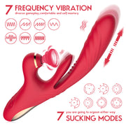 3 in 1 Thrusting Rabbit Vibrator