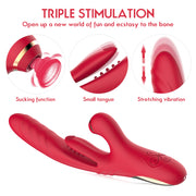 3 in 1 Thrusting Rabbit Vibrator