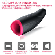 Male masturbation cup with heating function